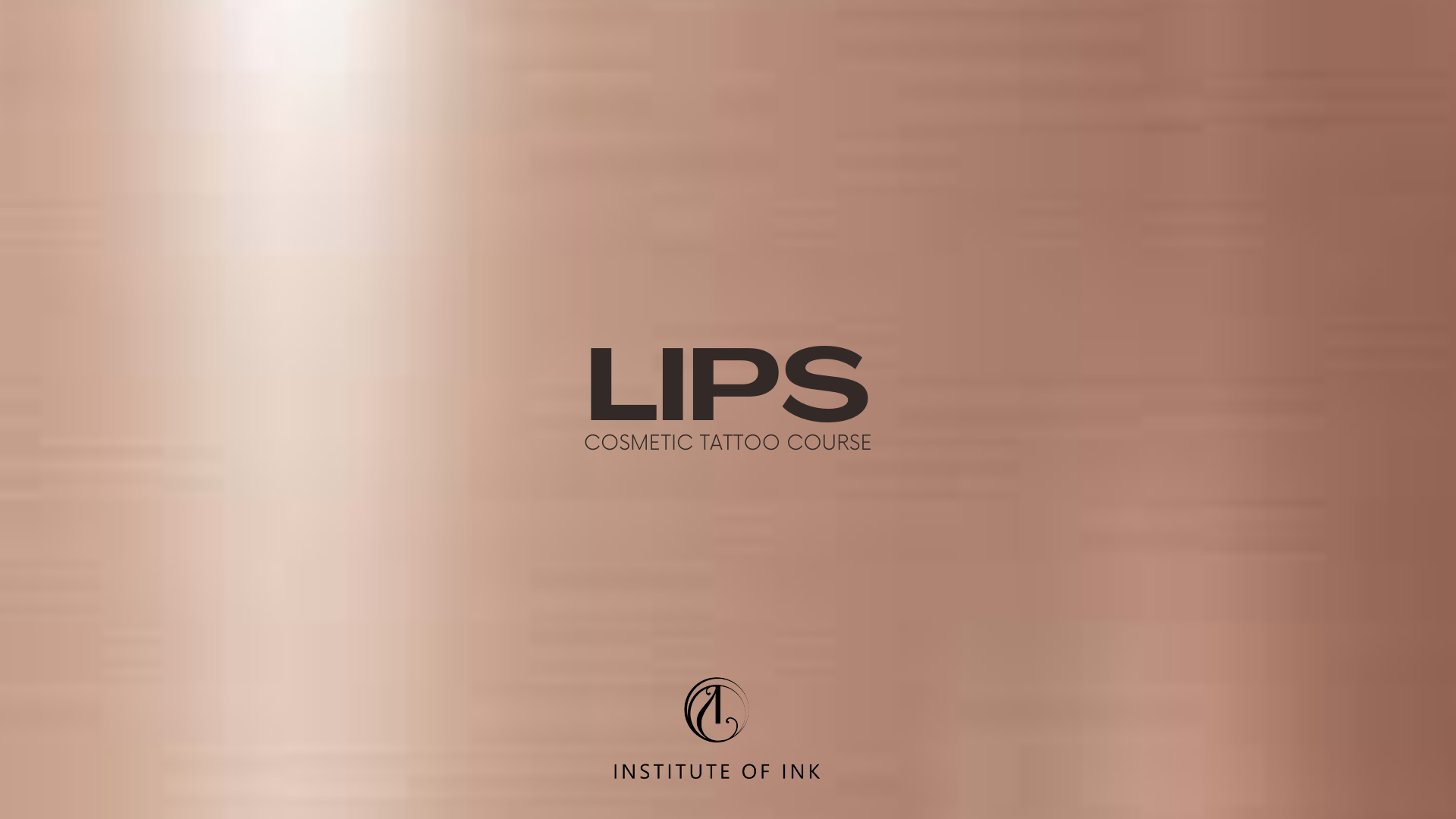 Lip Blush Cosmetic Tattoo Course Brisbane Institute of Ink