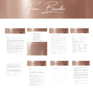 Download Cosmetic and Fine Line Tattoo Client Form Bundles