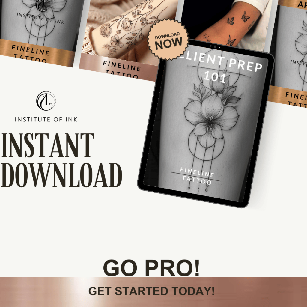 Fineline institute of ink Before & After Care Cards for Tattoos - Digital Download $7.99