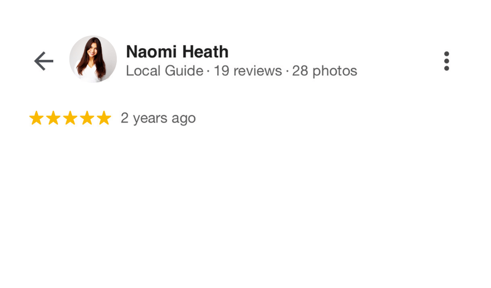 Five-star feedback highlighting improved skills and confidence after training.