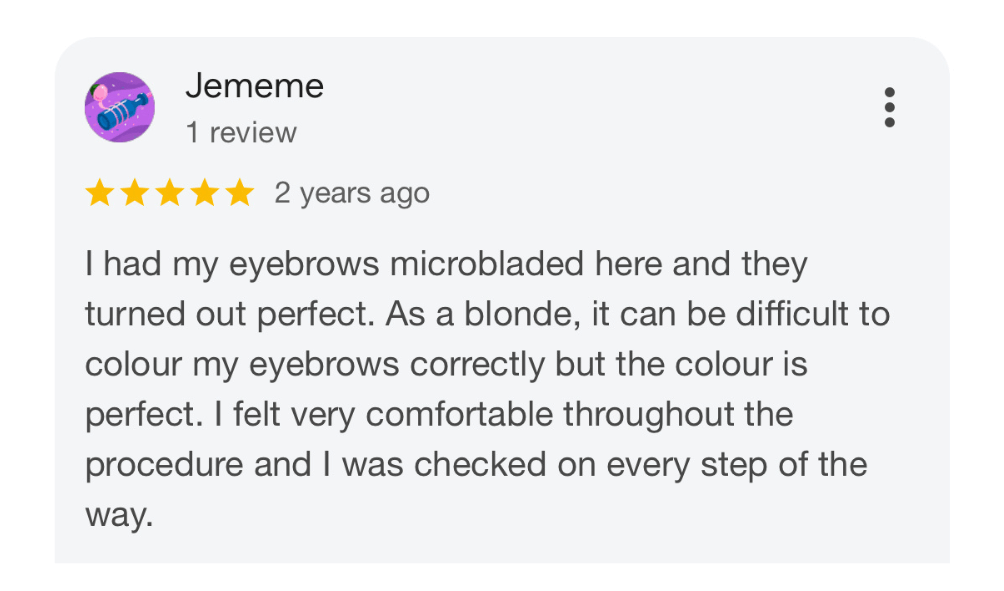Review applauding the professionalism and expertise of Institute of Ink trainers.