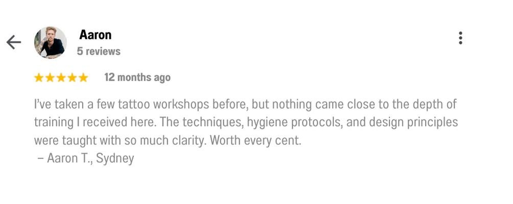 #1 fine line tattoo course