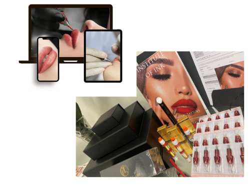 Learn lip blush tattooing with expert trainers. In-person cosmetic tattoo training in Brisbane, Sydney, Melbourne, and Sunshine Coast. Kit and certificate included.