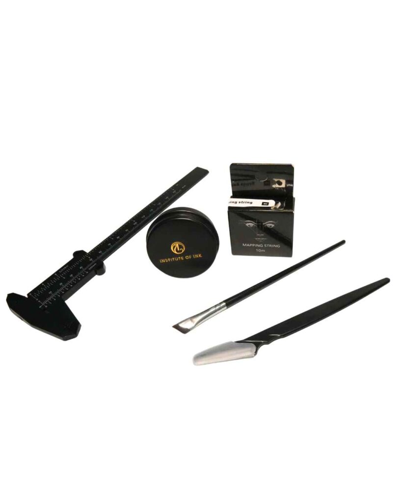 Institute e of Ink Brow mapping kit content
