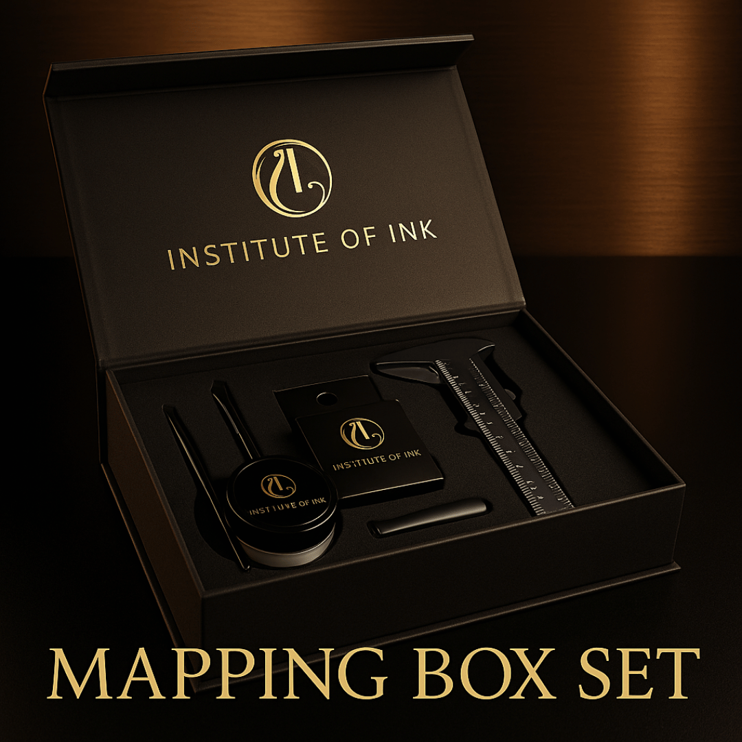 Institute of Ink – Premium Mapping Box Set - Learn Cosmetic Tattoo and ...