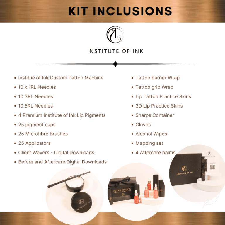Lip Blush tattoo kit content