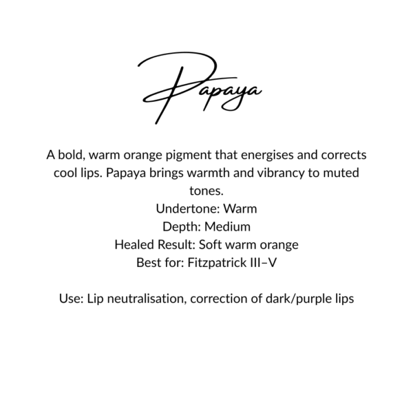 Papaya – Bright Orange Lip Pigment - Image 3