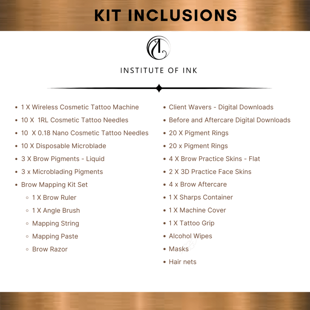 Brow Tattoo Kit List