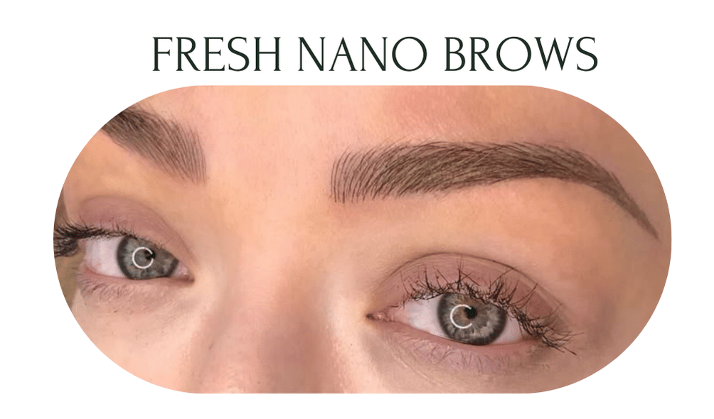 Fresh Nano Brows — clean strokes, minimal redness
