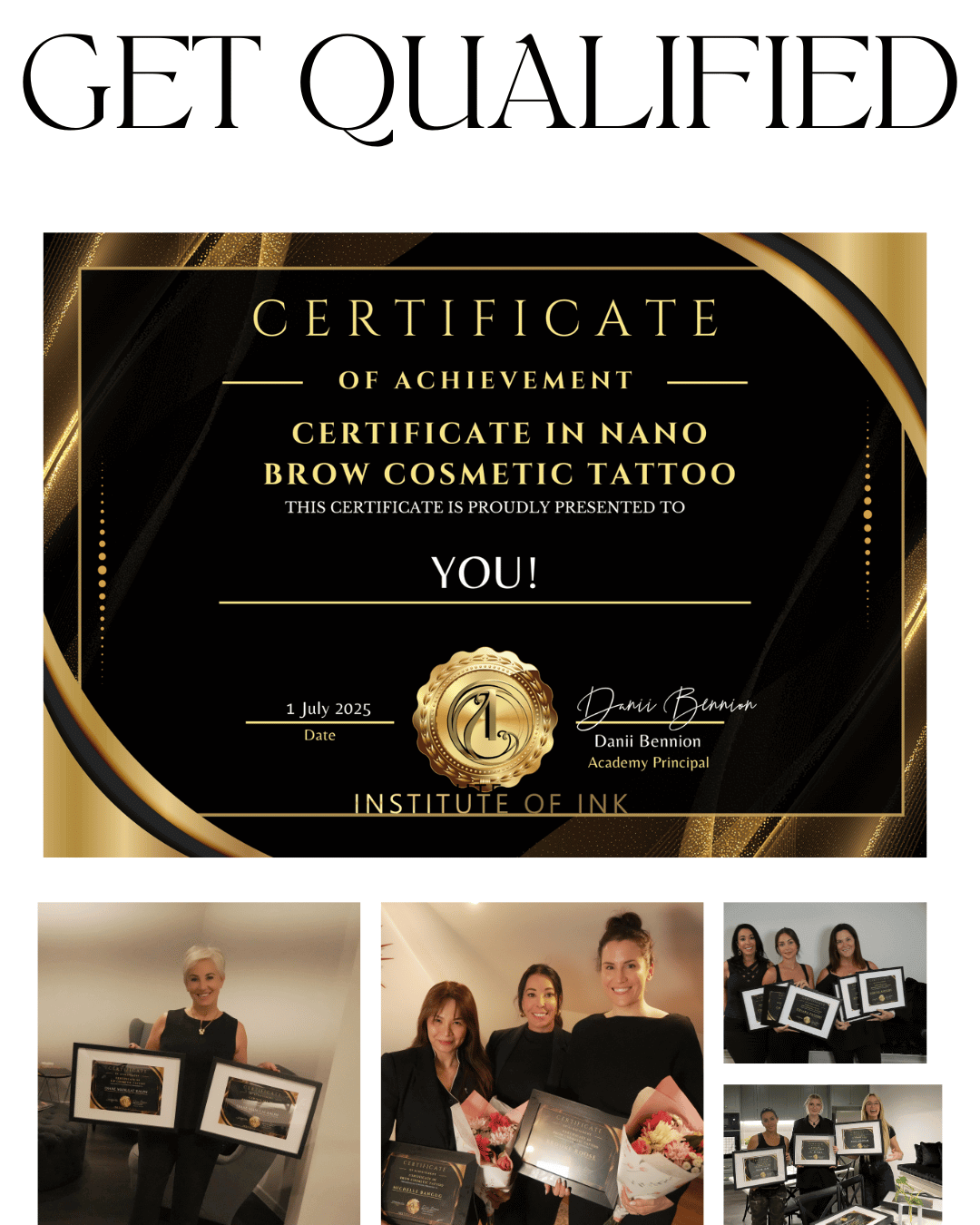 Certified Ombre and Powder Online Course Practice Skins Institute of Ink