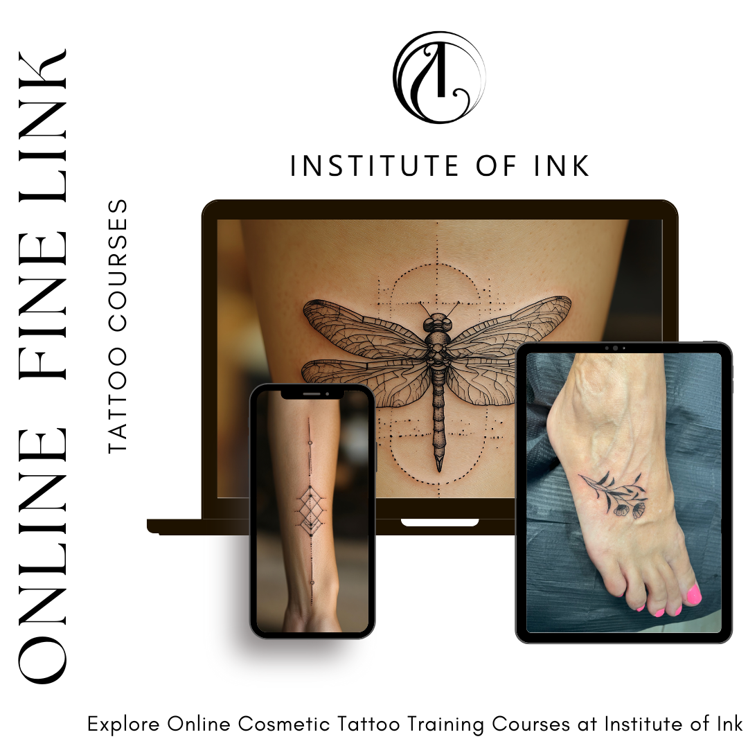 Online fine line tattoo course by Institute of Ink