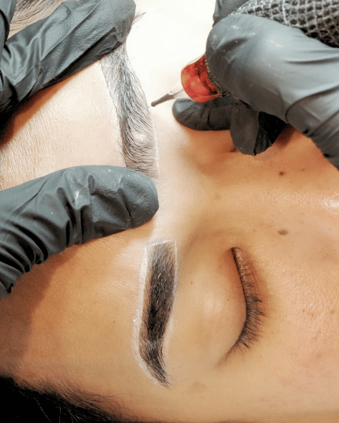 powder brow training online shading