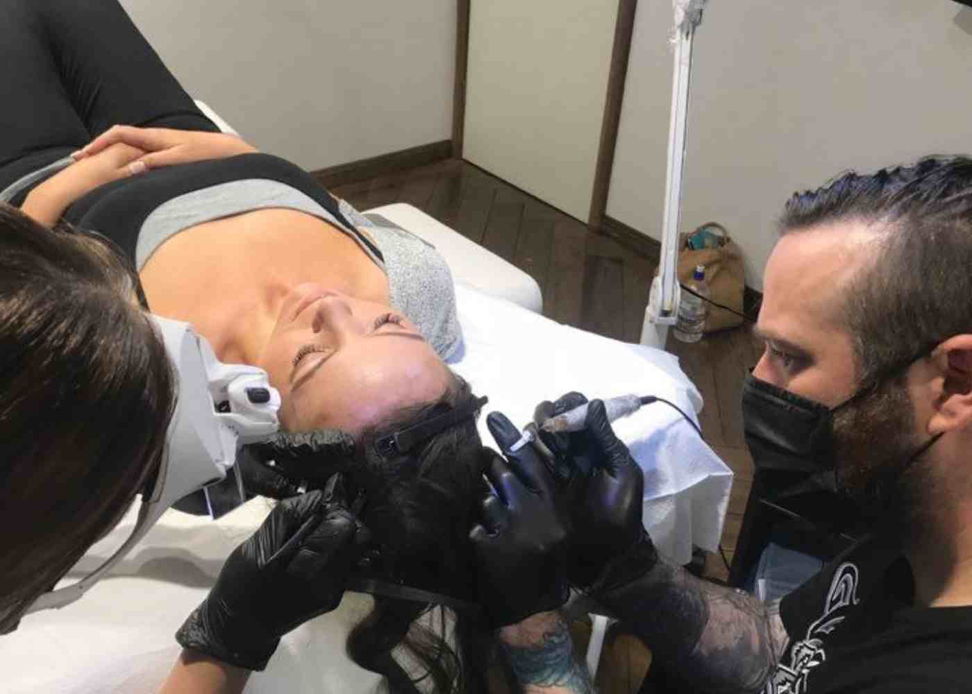 In-person scalp micropigmentation course training in Brisbane at Institute of Ink
