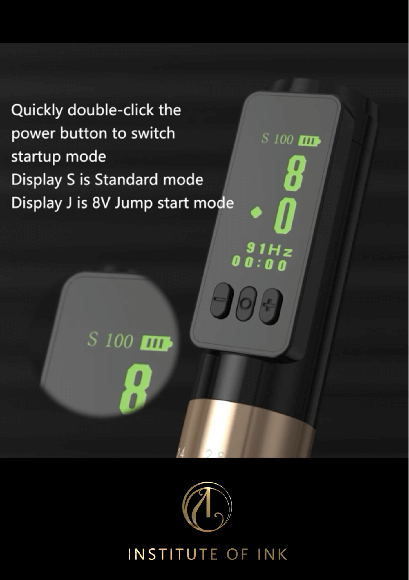 Institute of Ink's Premium Cosmetic tattoo machine settings